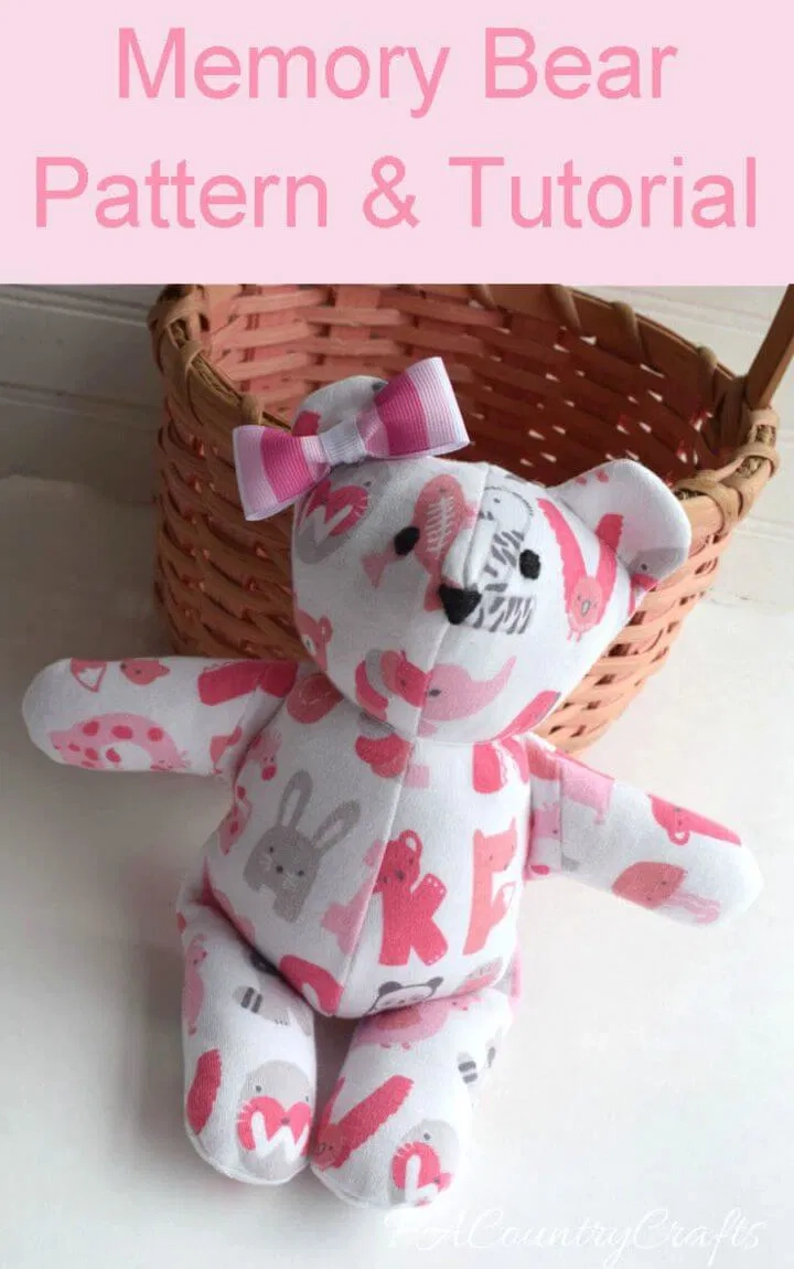22 Free Teddy Bear Patterns PDF Sewing Pattern 