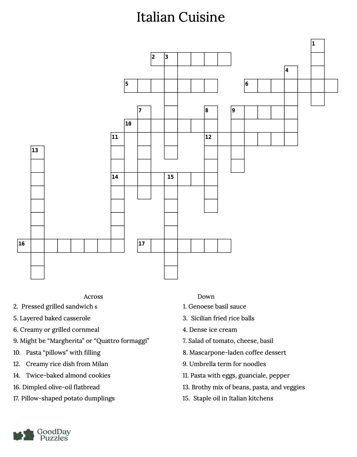 Free Printable Crossword Puzzlescom