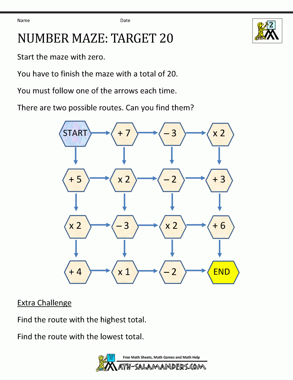 2nd Grade Math Puzzles