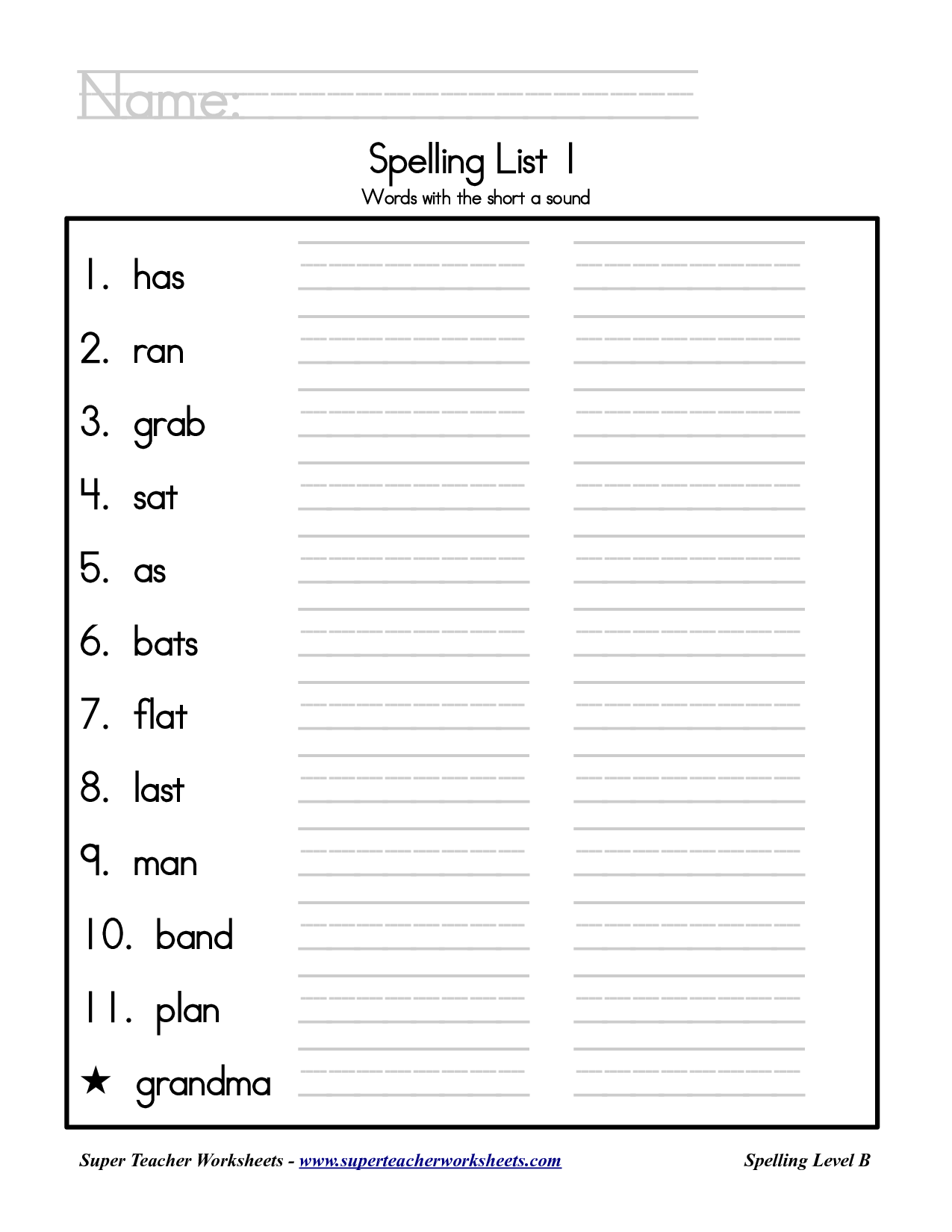 2nd Grade Spelling Word Worksheets Fun And Engaging Activities 