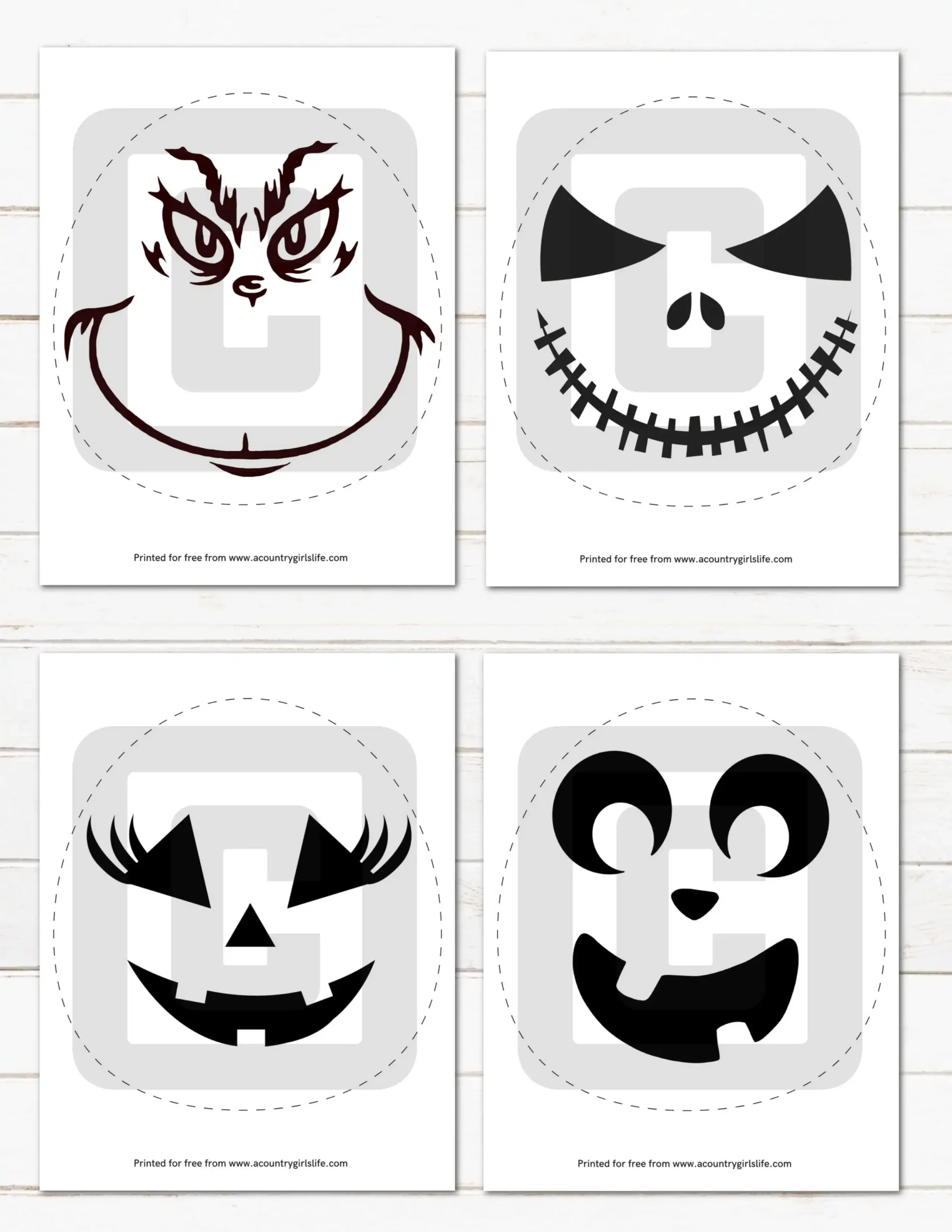 Simple Pumpkin Templates Free Printable