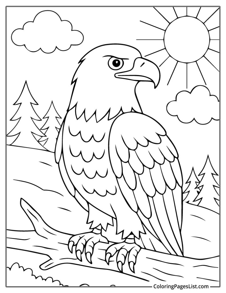 32 bald eagle coloring pages free printable pdfs coloring