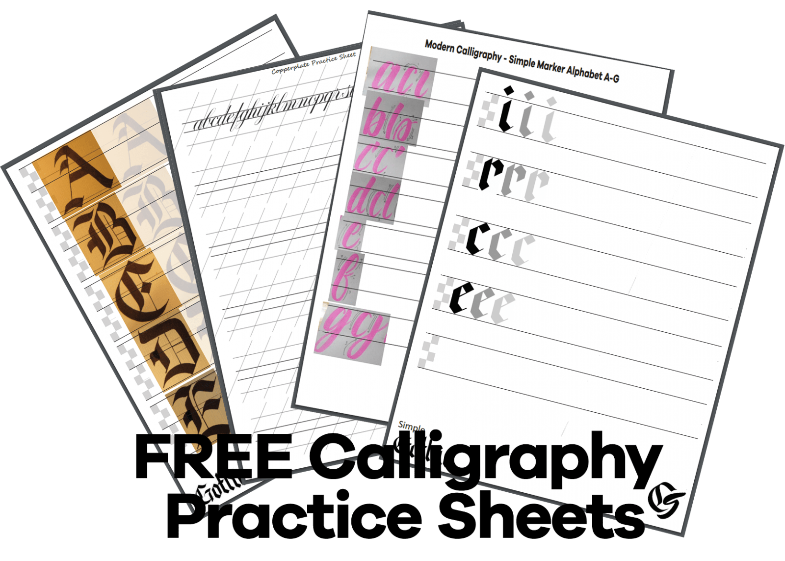 Free Calligraphy Worksheets Printable Pdf