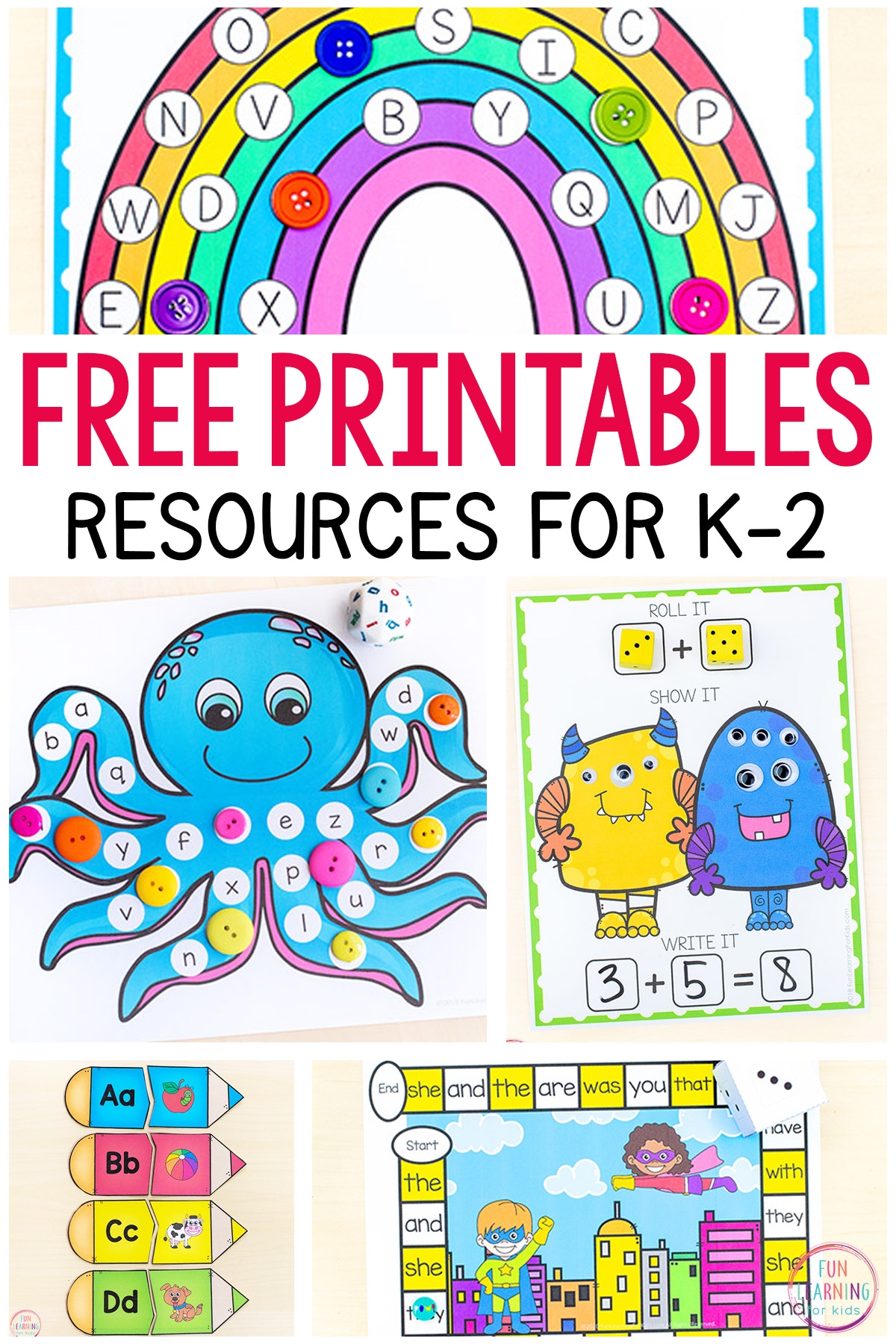 Free Printables Worksheets For Kids
