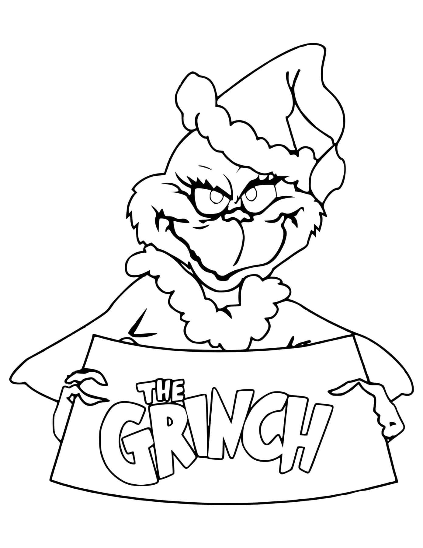 Free Printable Grinch Template