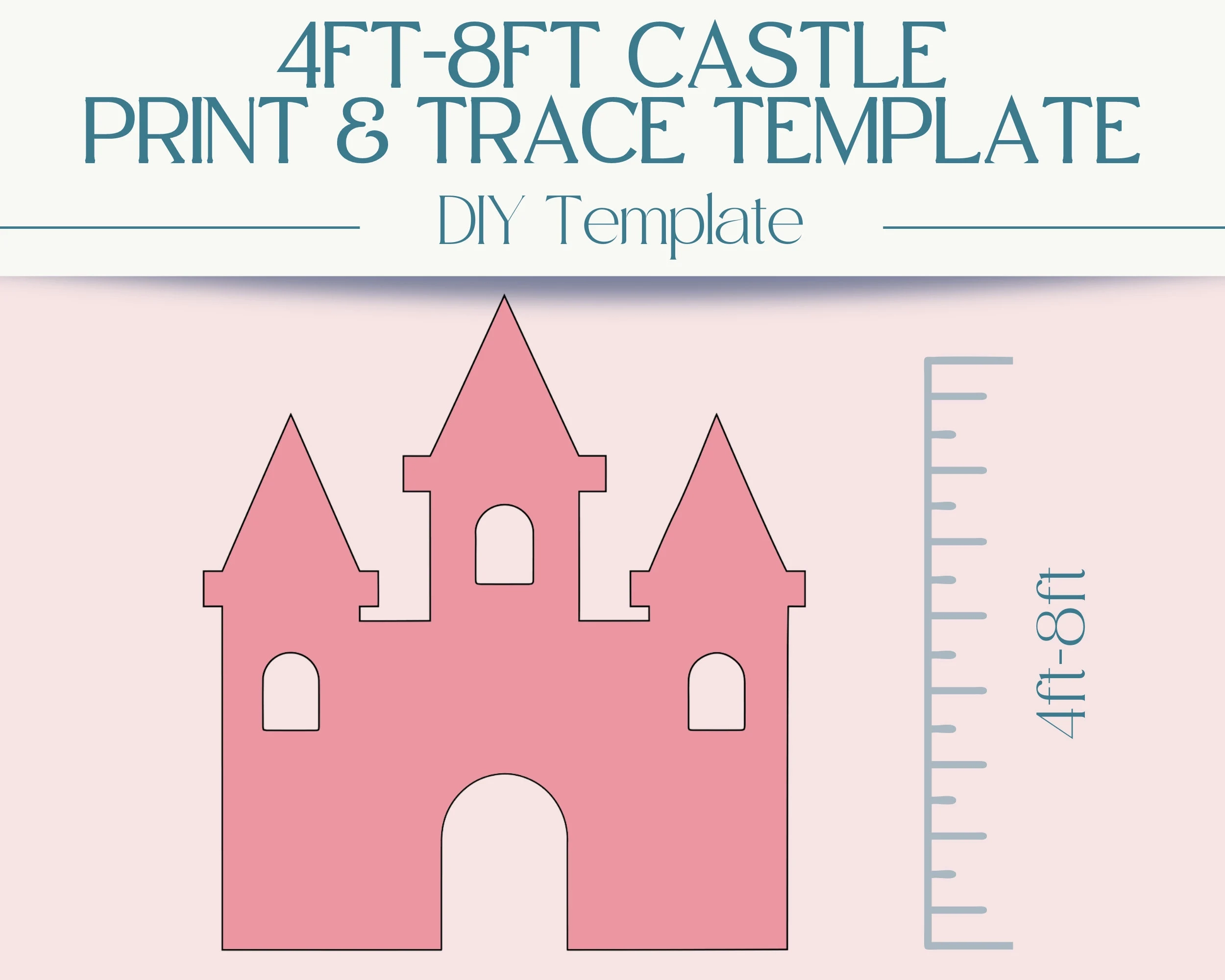 Castle Template Printable