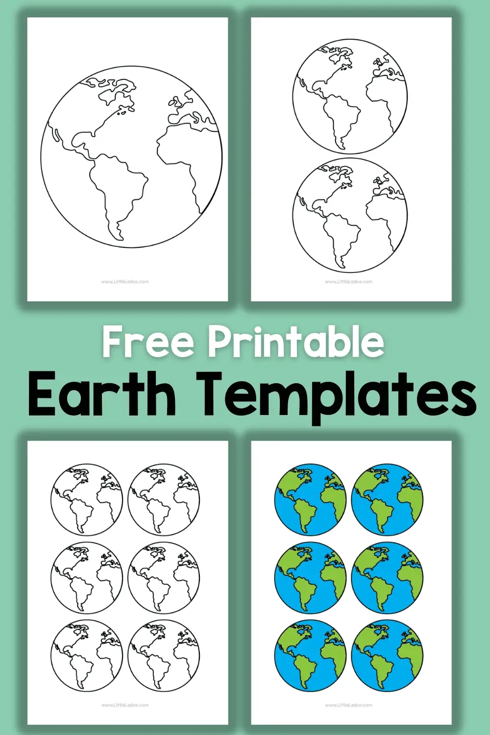 Printable Earth Template