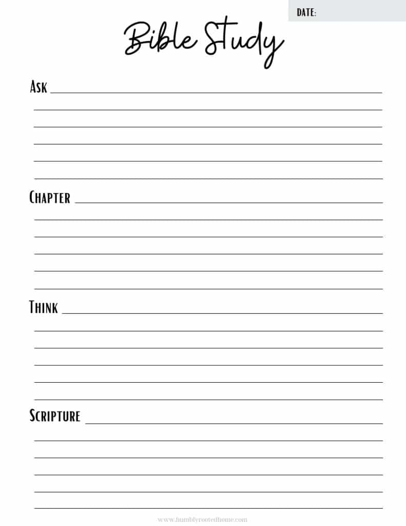 Free Printable Bible Study Guides Worksheets