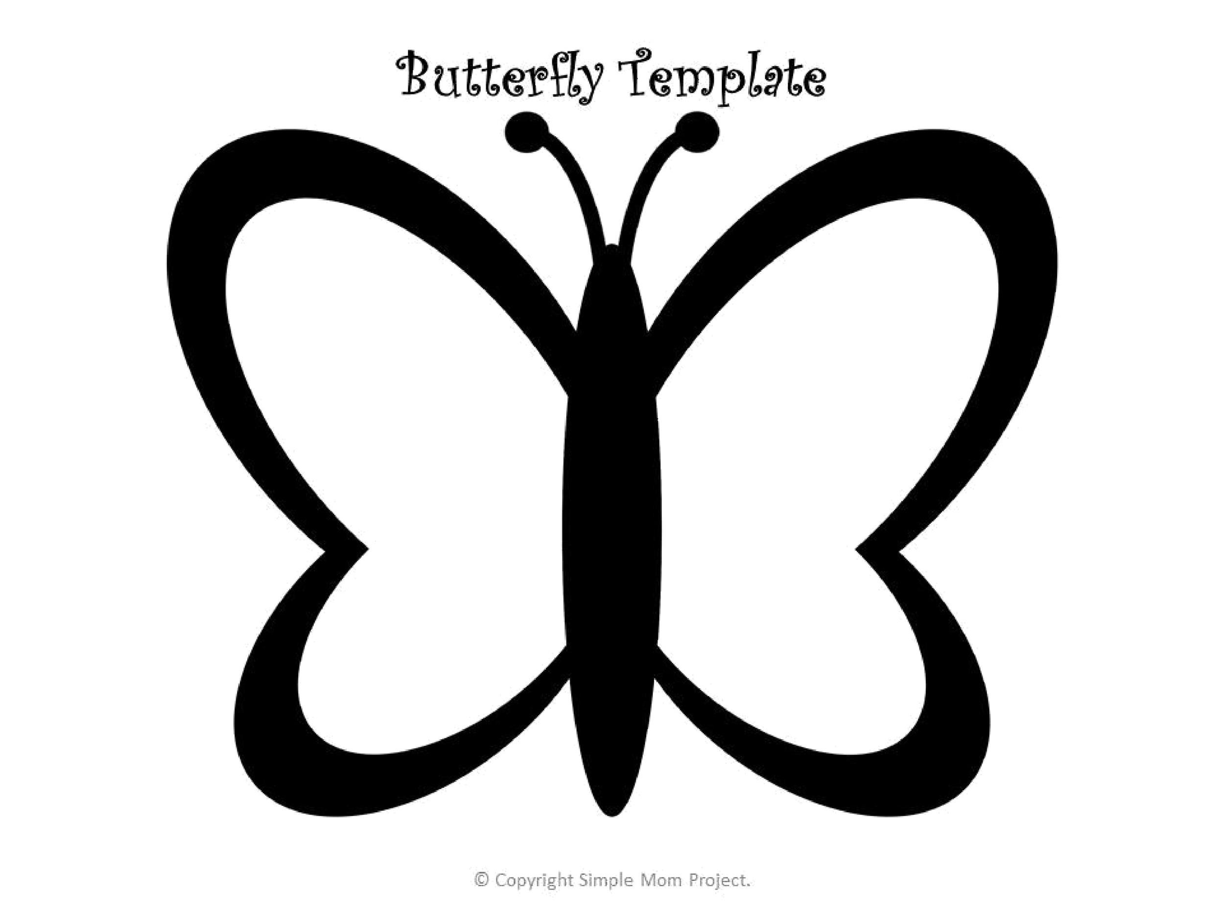 50 Printable amp Cut Out Butterfly Templates TemplateLab