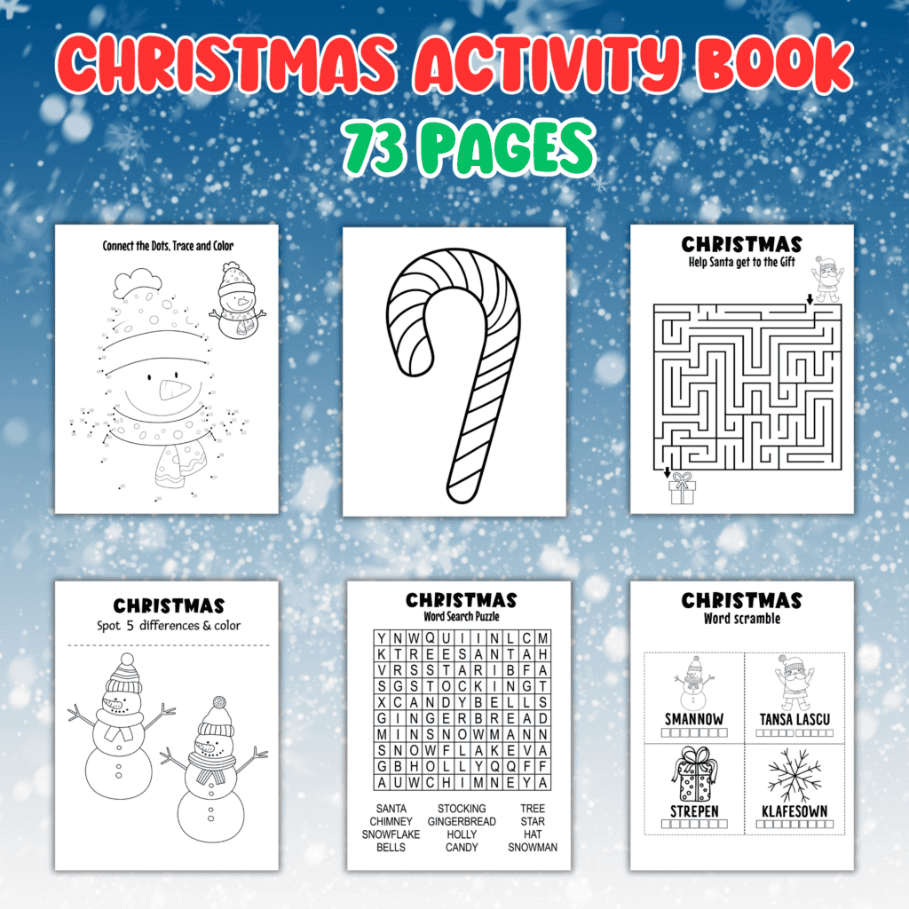 Printable Christmas Puzzles Free