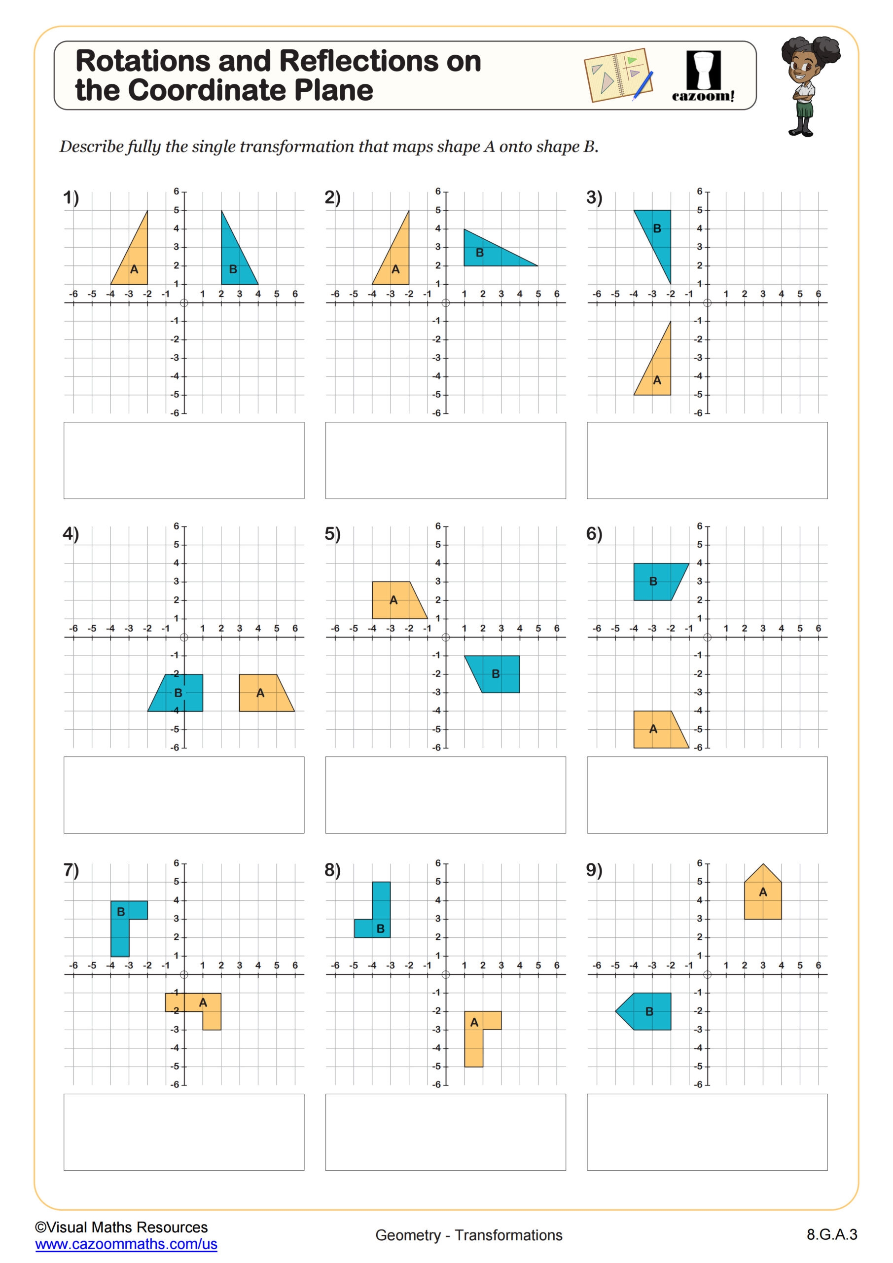 8th Grade Math Worksheets Printable PDF Math Worksheets Cazoom 
