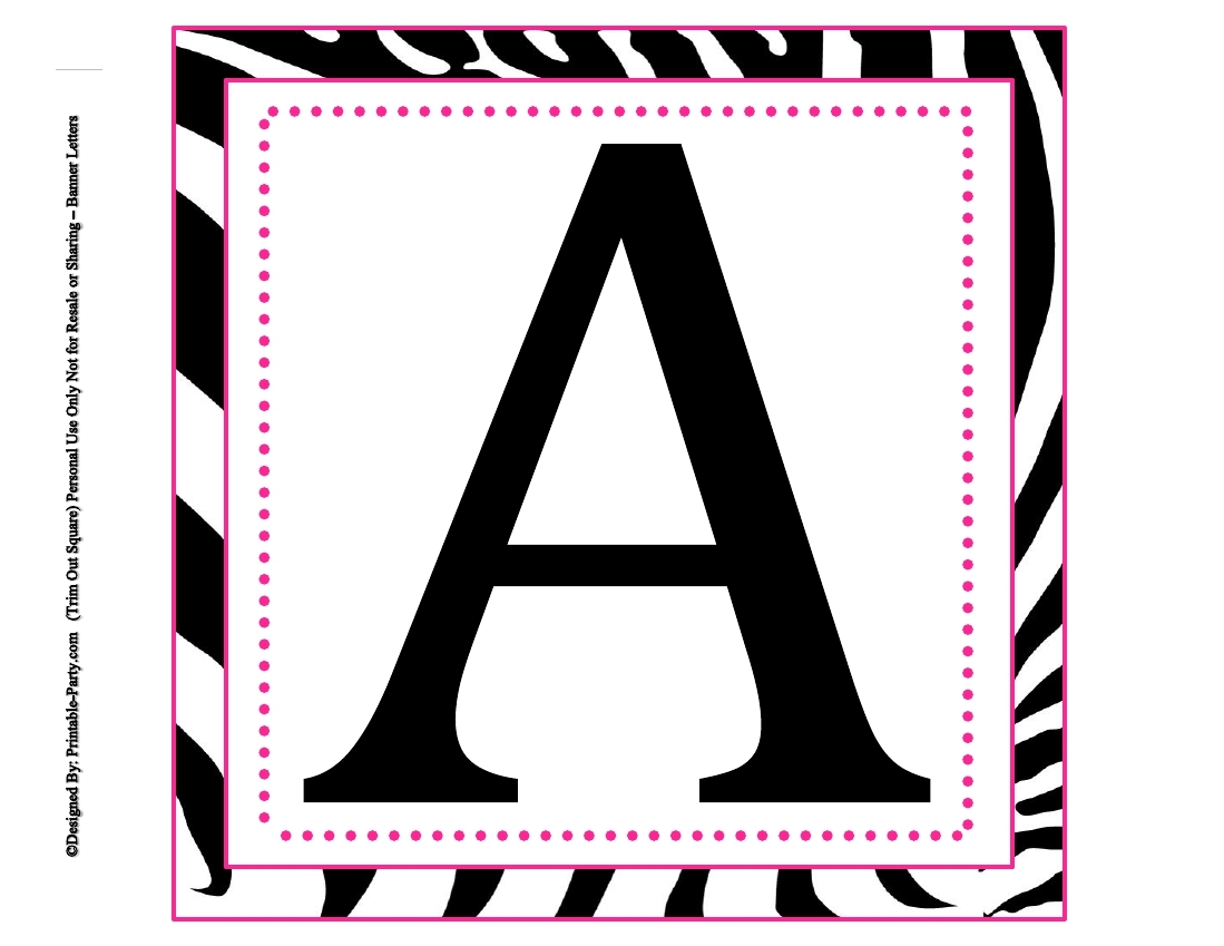 8 Inch Letters Printable