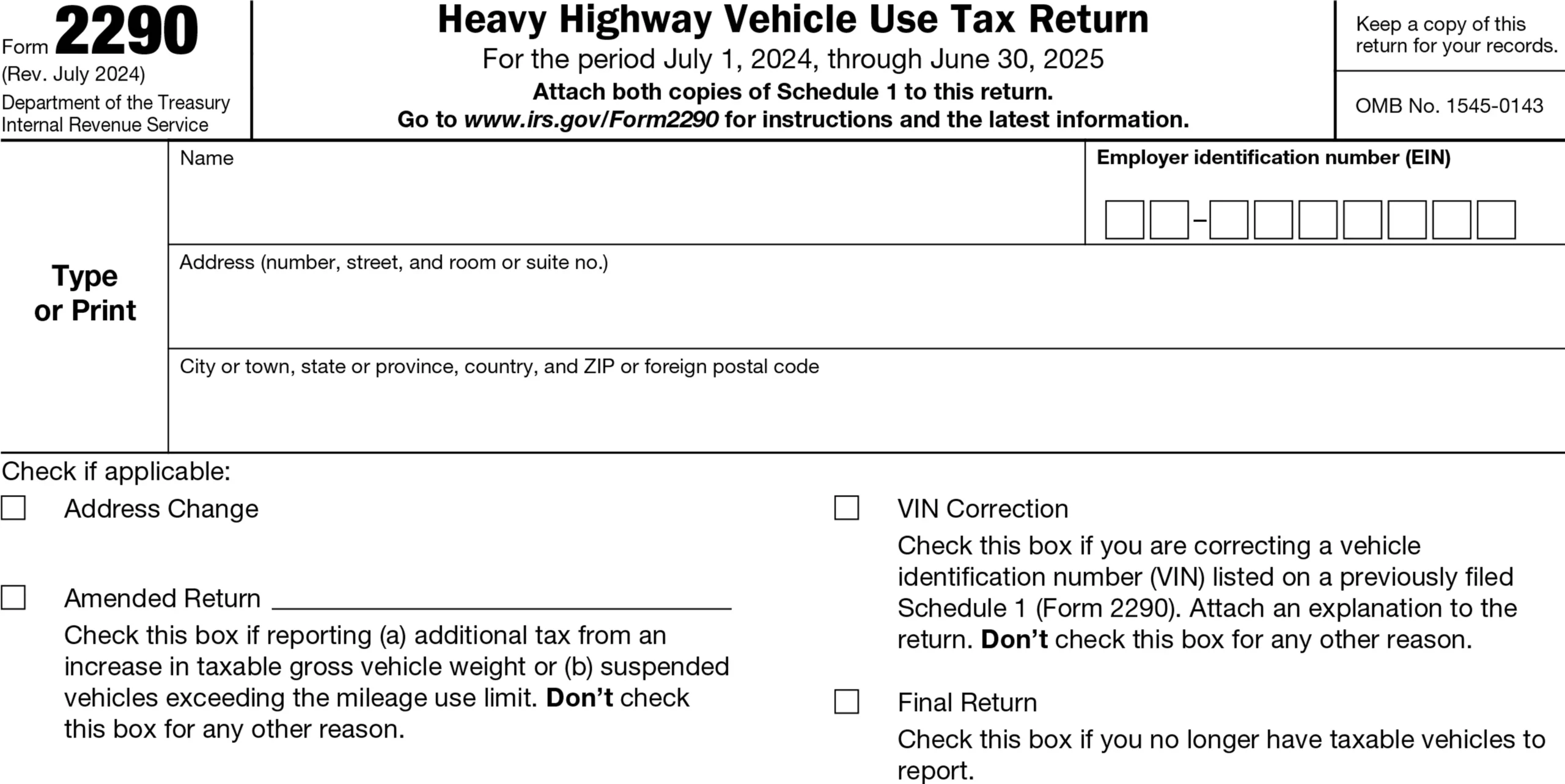 A Guide To Form 2290 And The Heavy Vehicle Use Tax HVUT 