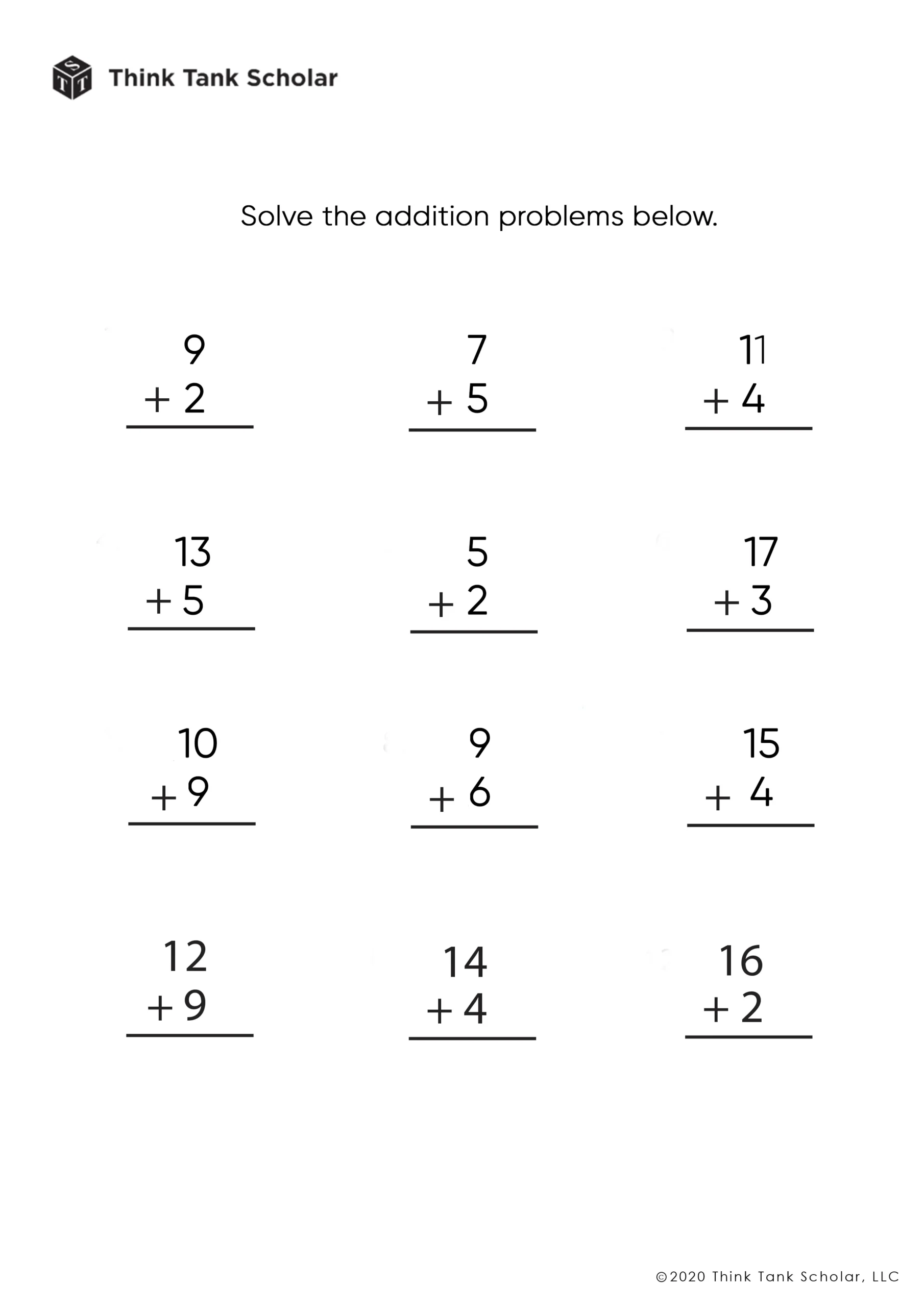 Free Printable Worksheets Math