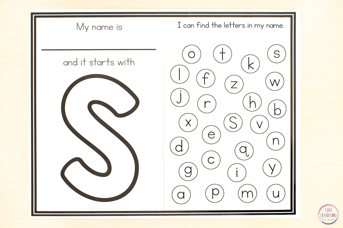 Printable My Name Is Worksheets