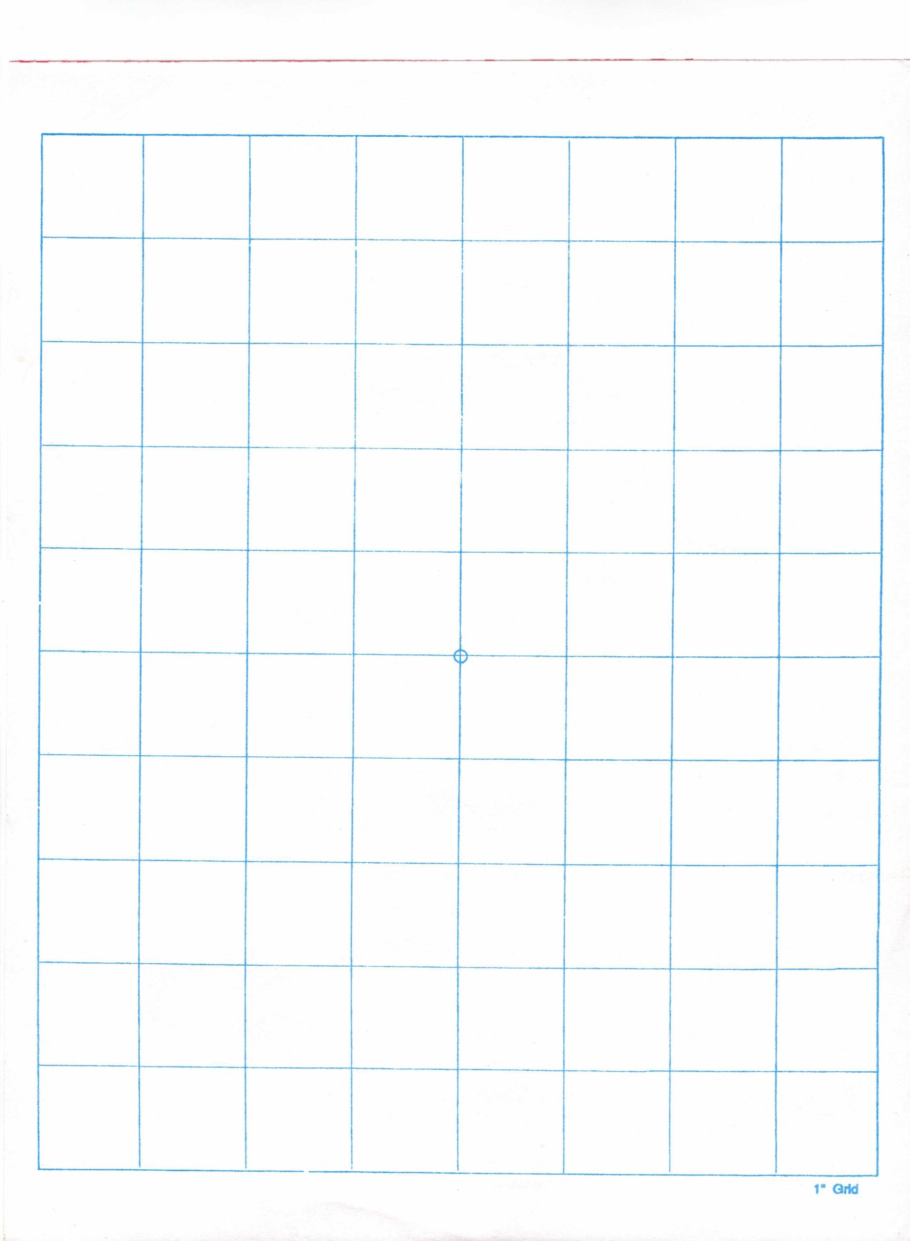 Graph Paper 1 Inch Printable