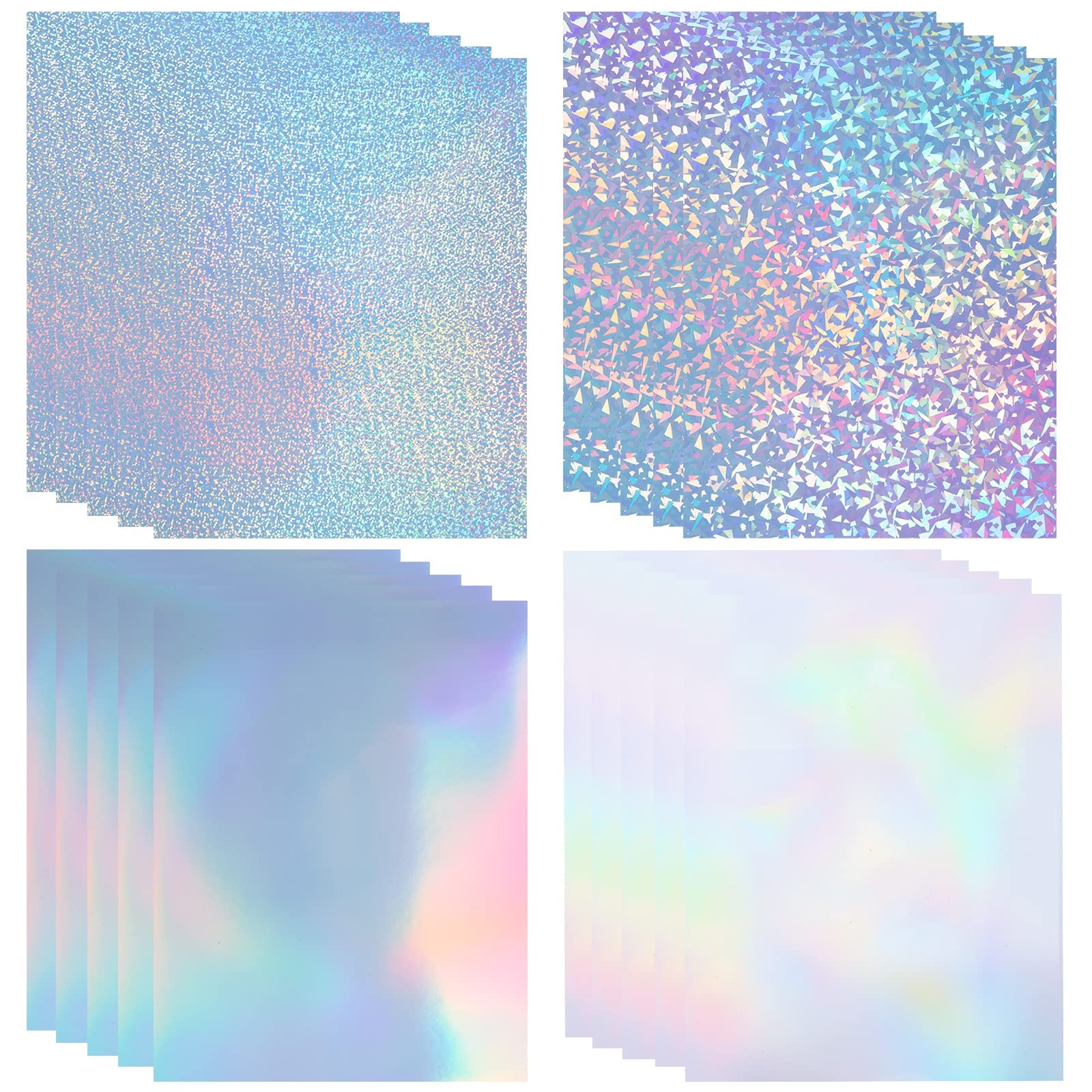 Amazon 20 Sheets Holographic Sticker Paper For Inkjet 