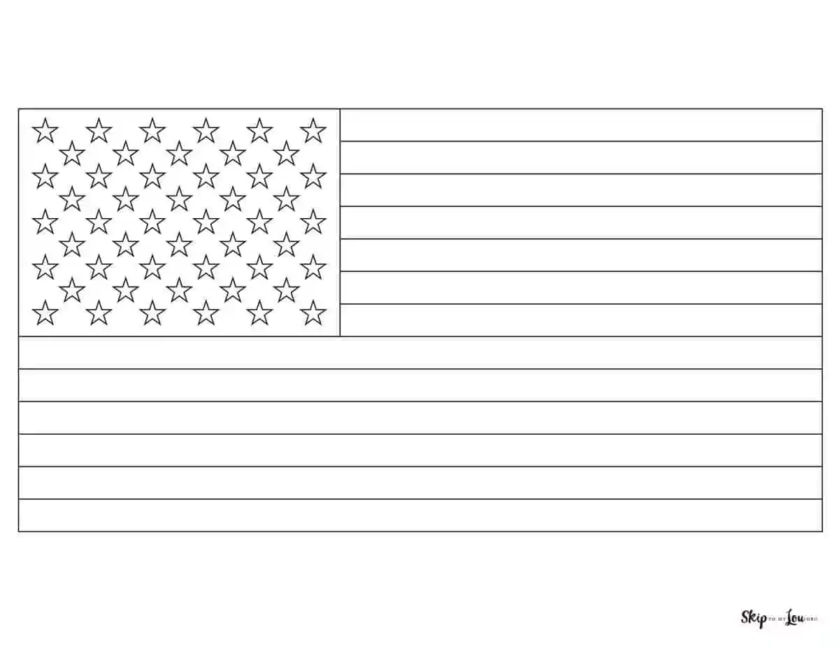 Flag Coloring Sheets Printables