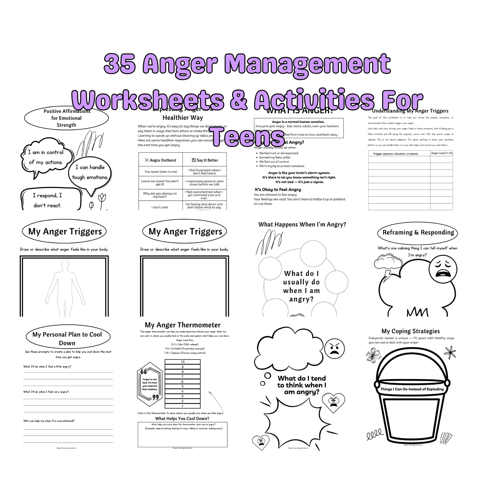 Fun Printable Worksheets For Teens