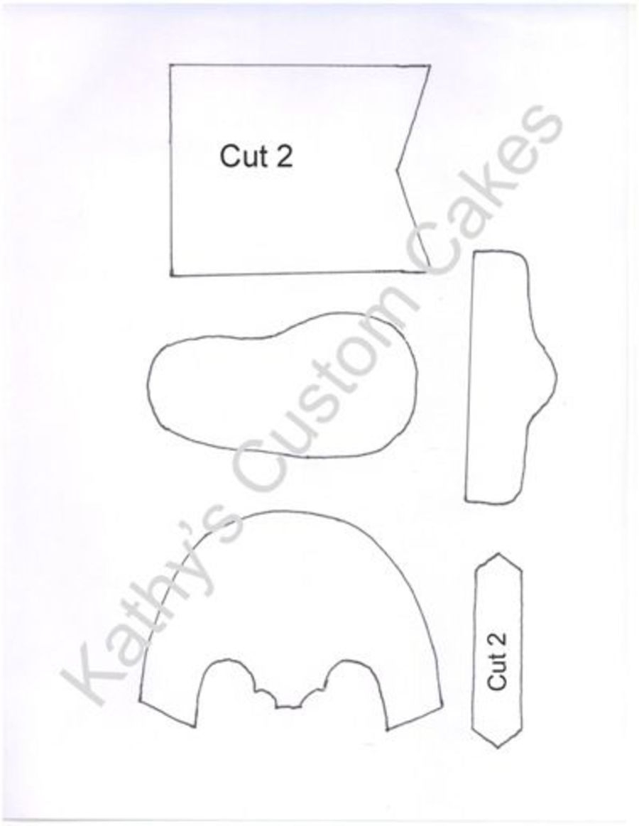 Cowboy Boot Template Printable