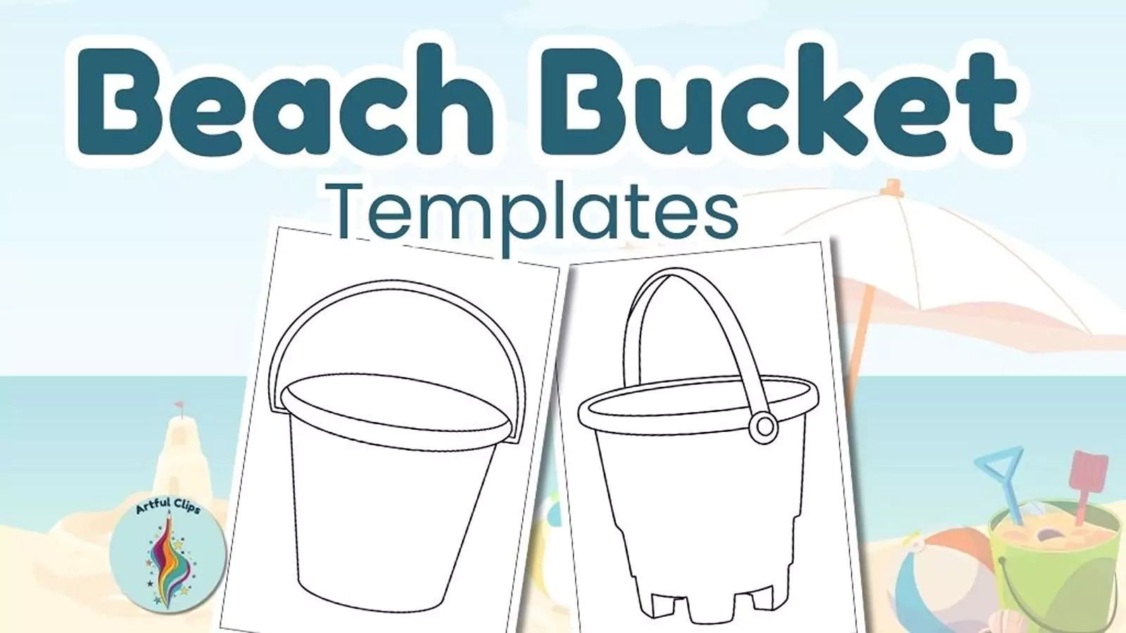 Bucket Printable Template