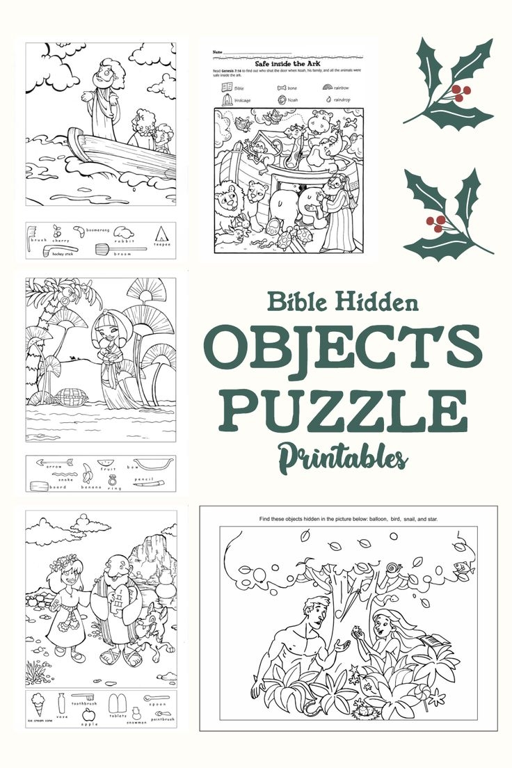 Bible Hidden Objects Puzzle 10 Free PDF Printables Printablee