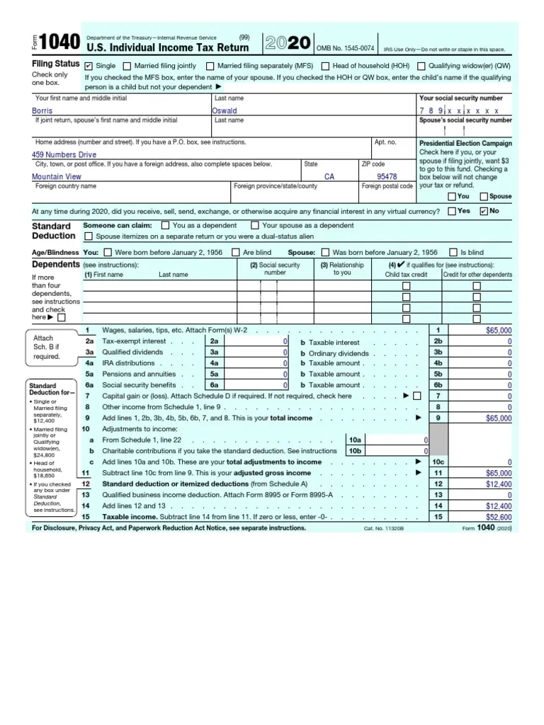 Form 1040 V 2023 Printable