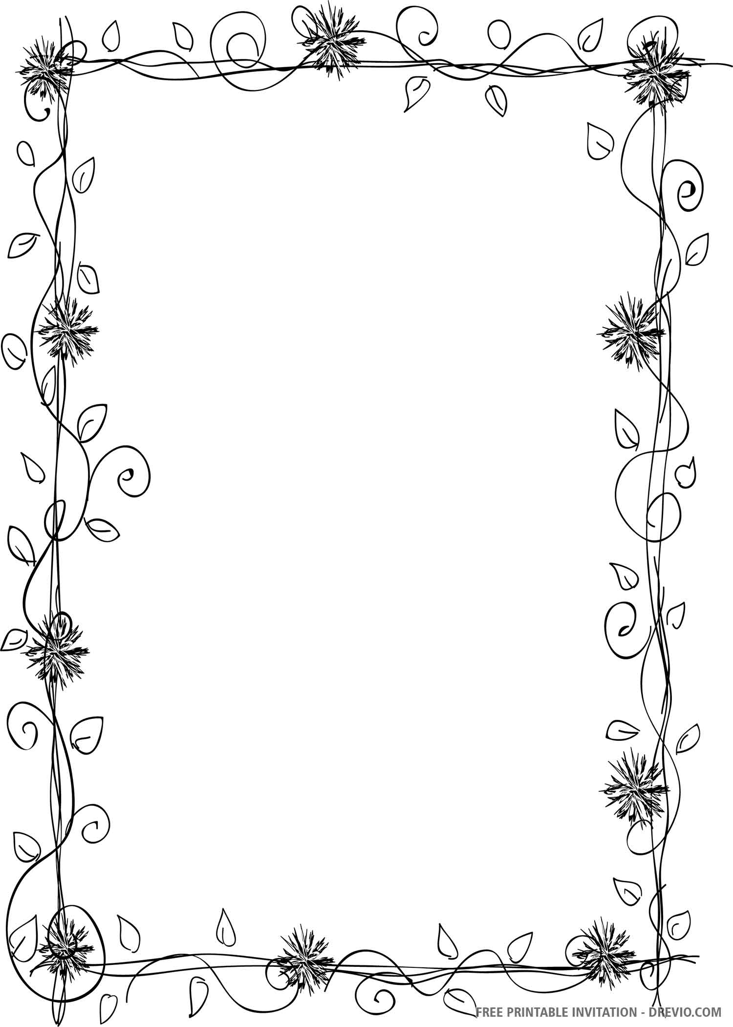 Invitation Printable Free Templates
