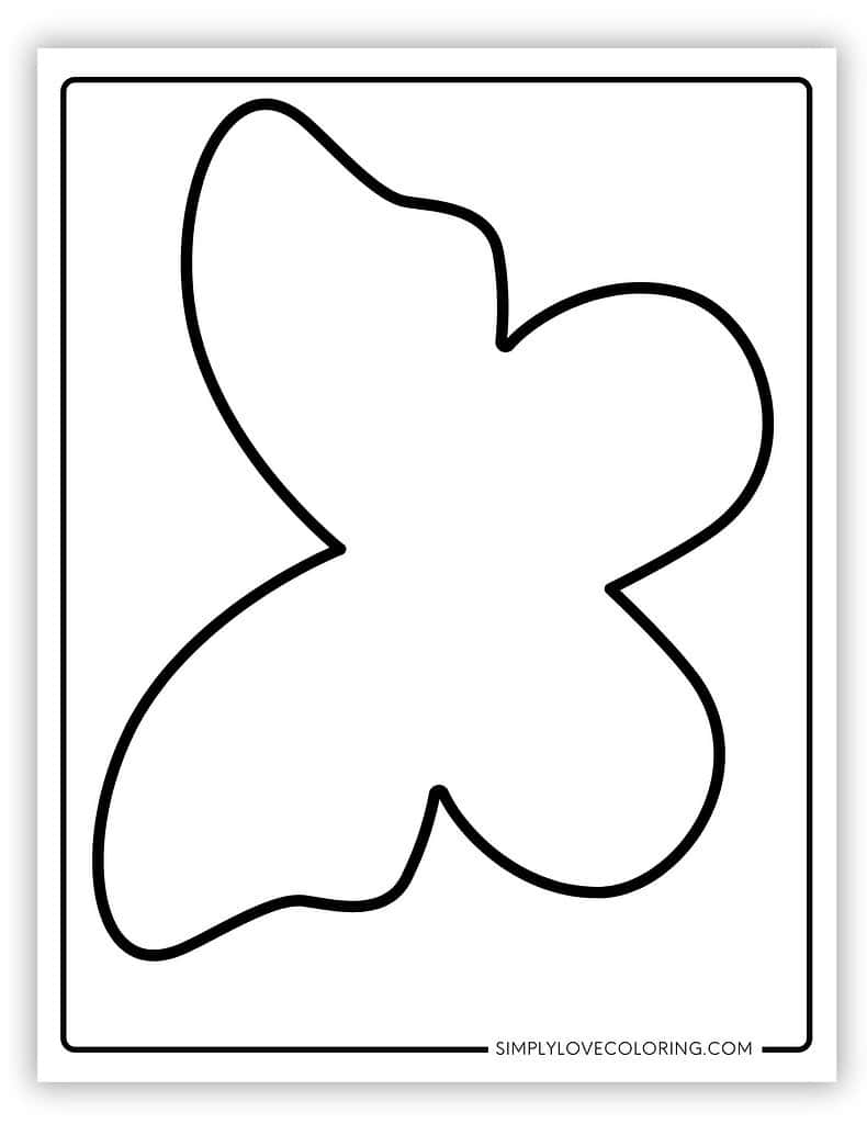 Printable Butterfly Template