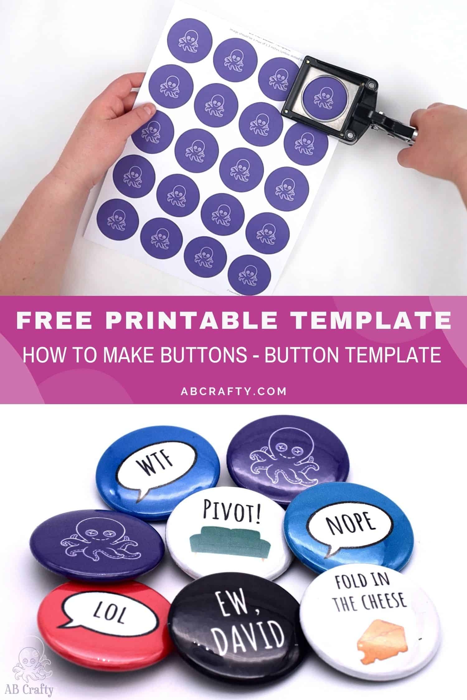 Free Printable Button Templates