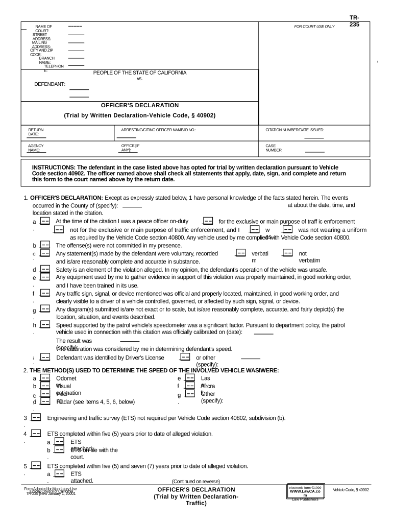 Printable Form Mc-030