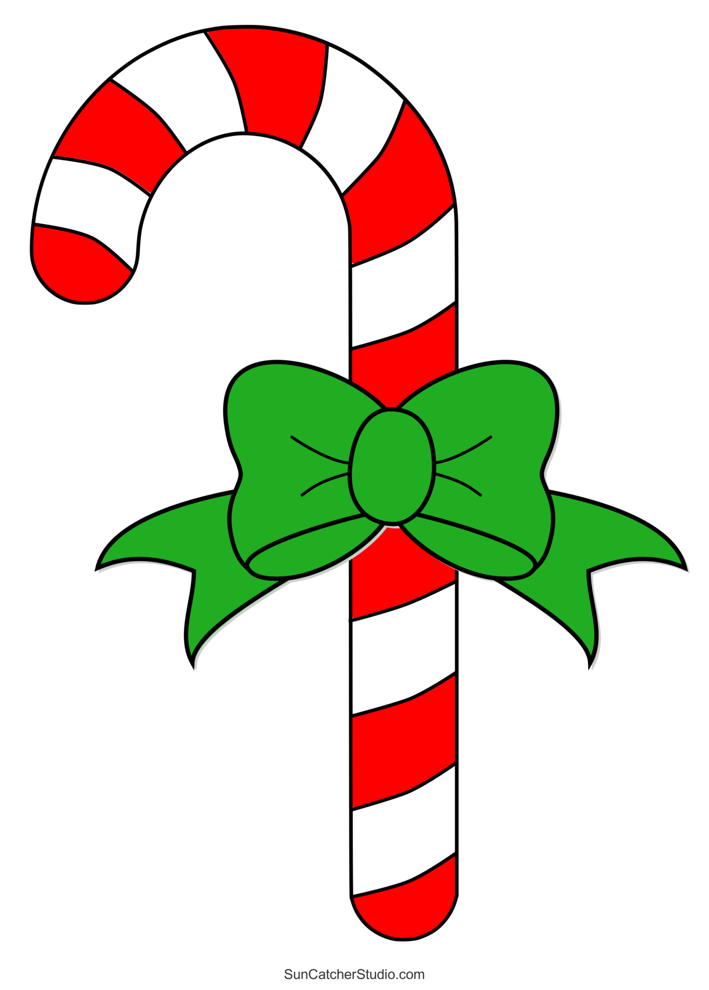 Candy Cane Templates Free Printable Patterns amp Stencils Free 