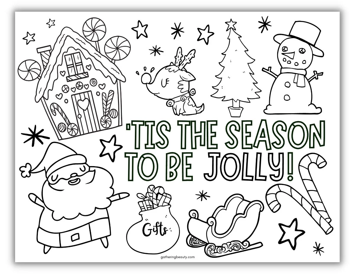 Free Printable Holiday Activity Pages