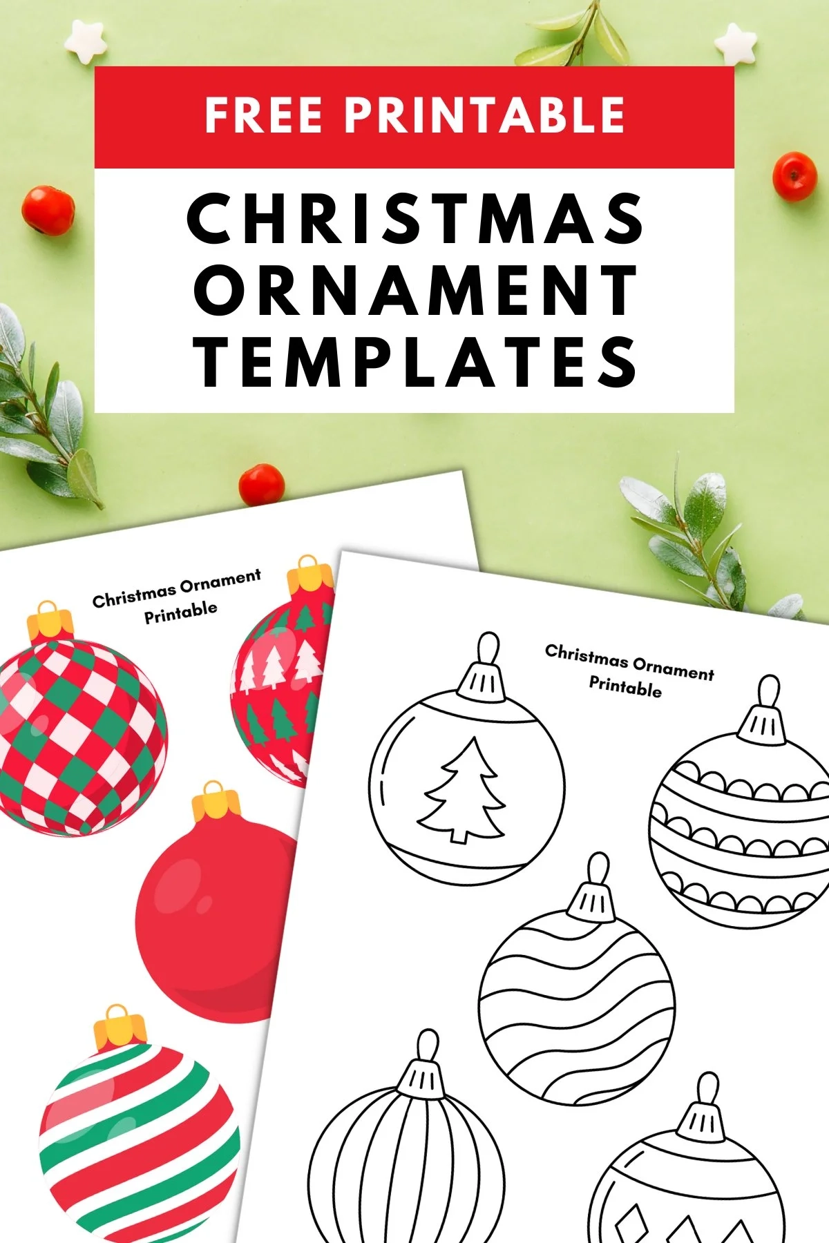 Free Printable Christmas Templates