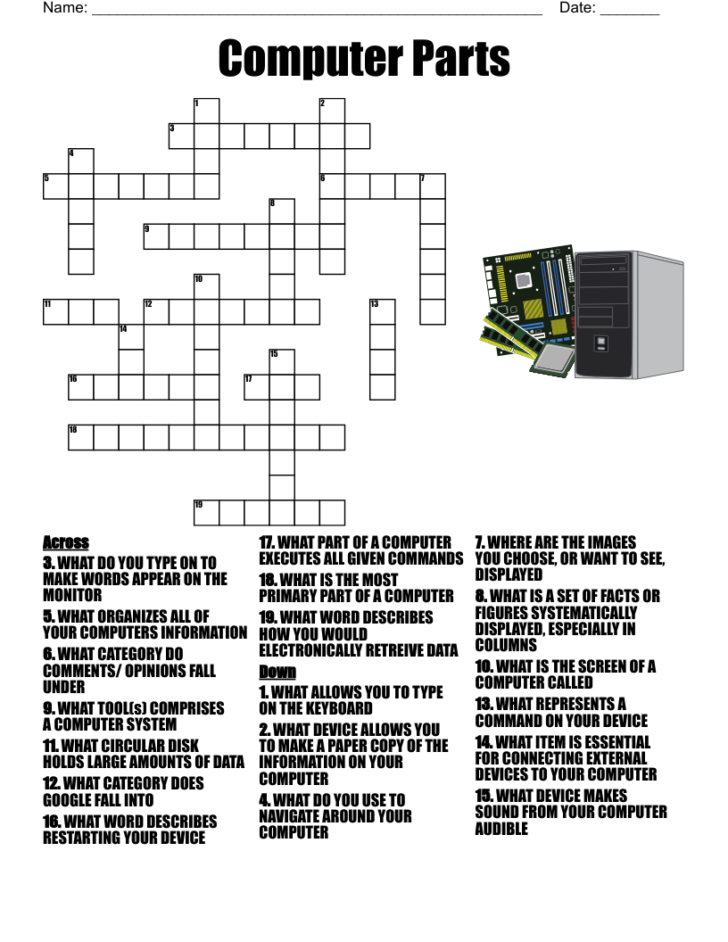 Computer Crossword WordMint