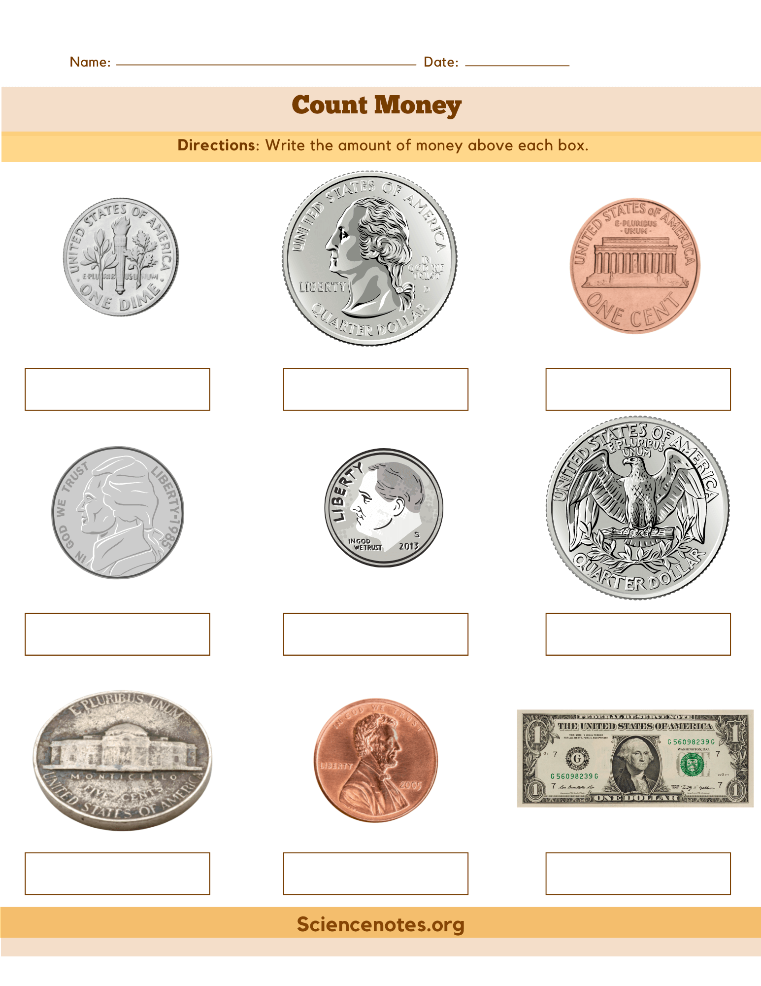Counting Money Worksheets Worksheets Library