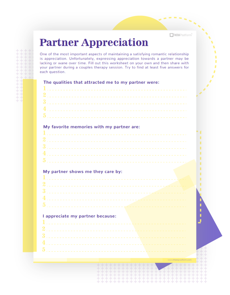 Free Printable Pre Marriage Counseling Worksheets