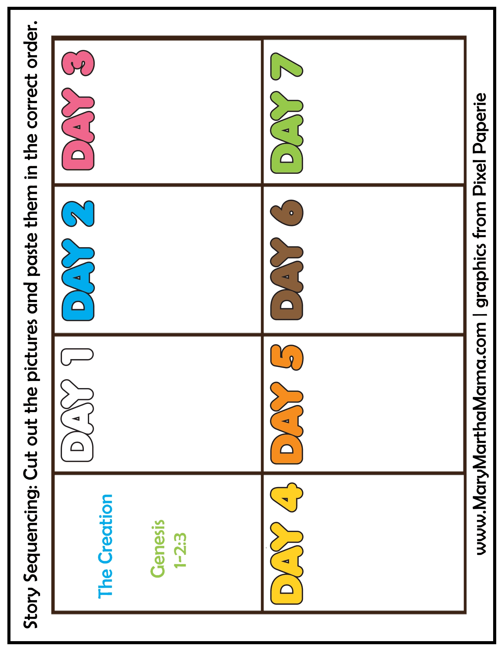Free Creation Printables For Kids