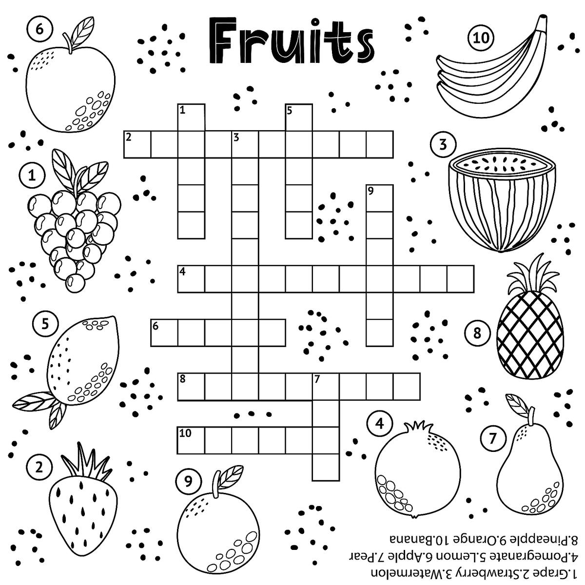 Crossword Puzzles Free Online Printable Kids