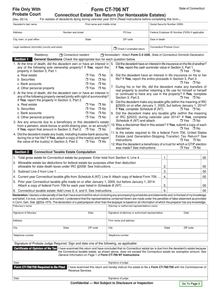 Ct 706 Nt 2021 Fill Out amp Sign Online DocHub