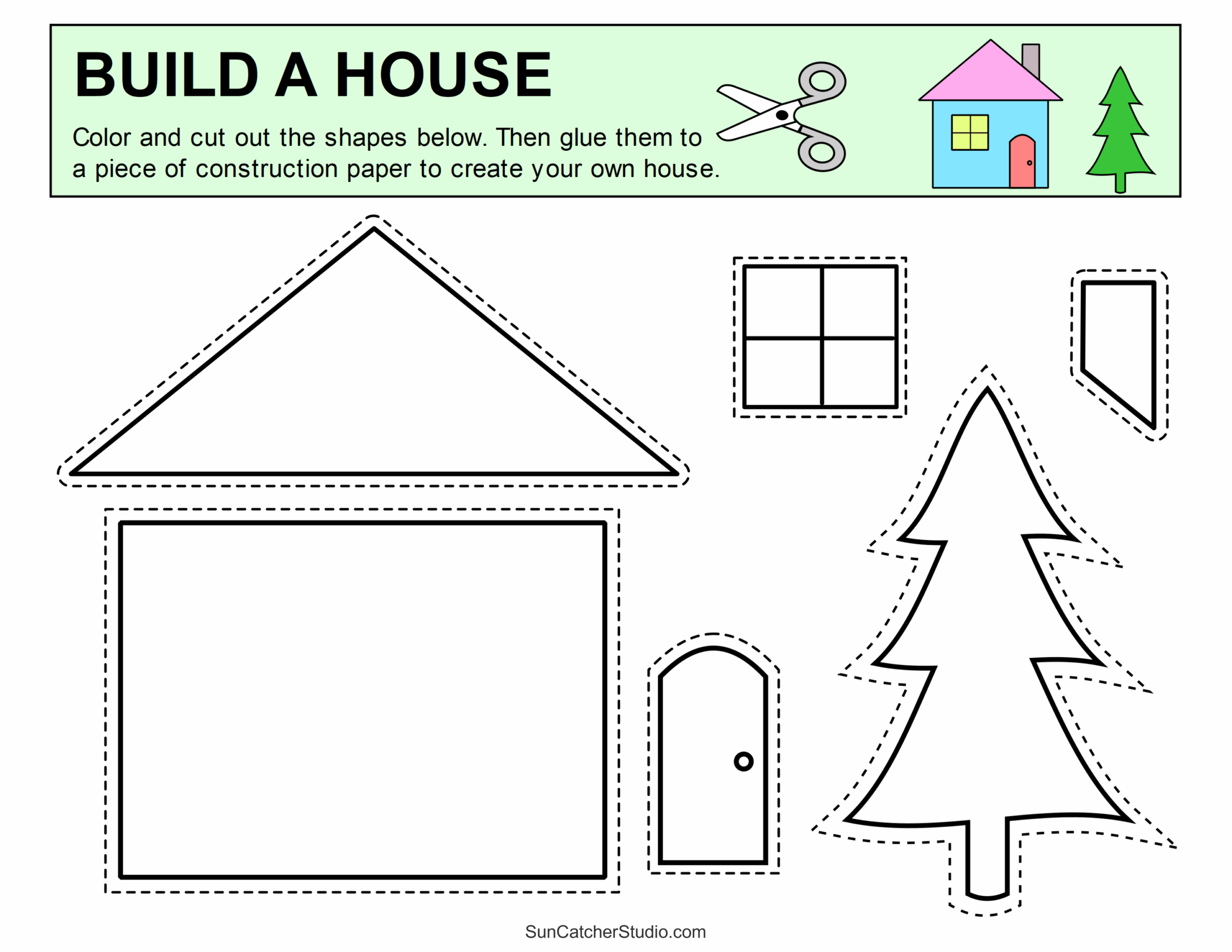 Pre K Worksheets Printable Cut And Paste