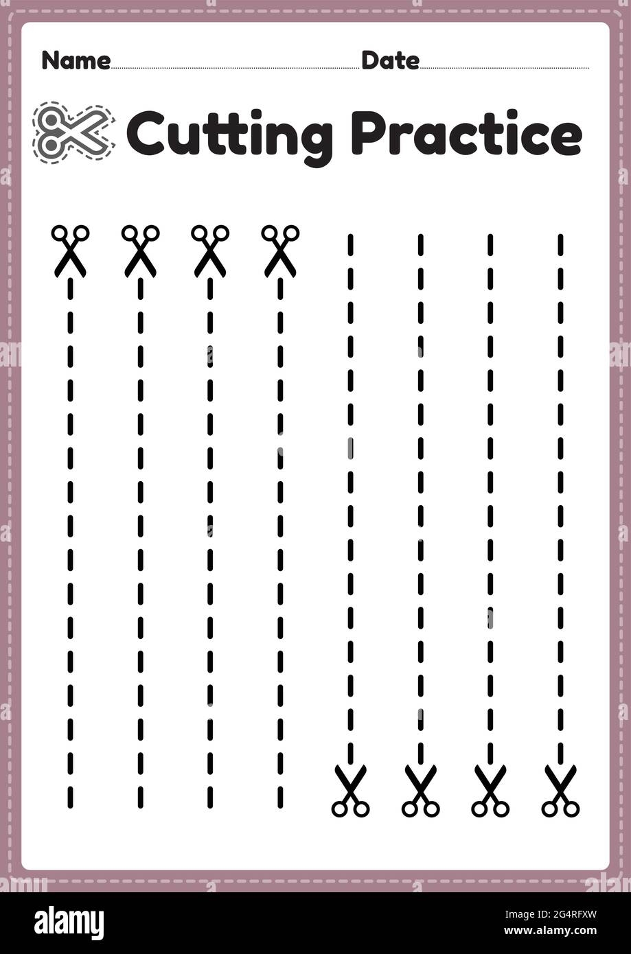 Printable Preschool Cutting Worksheets