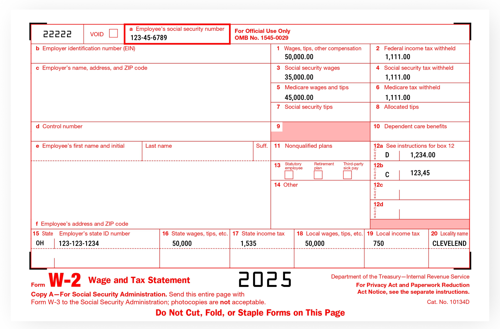 W-2 Form 2024 Pdf
