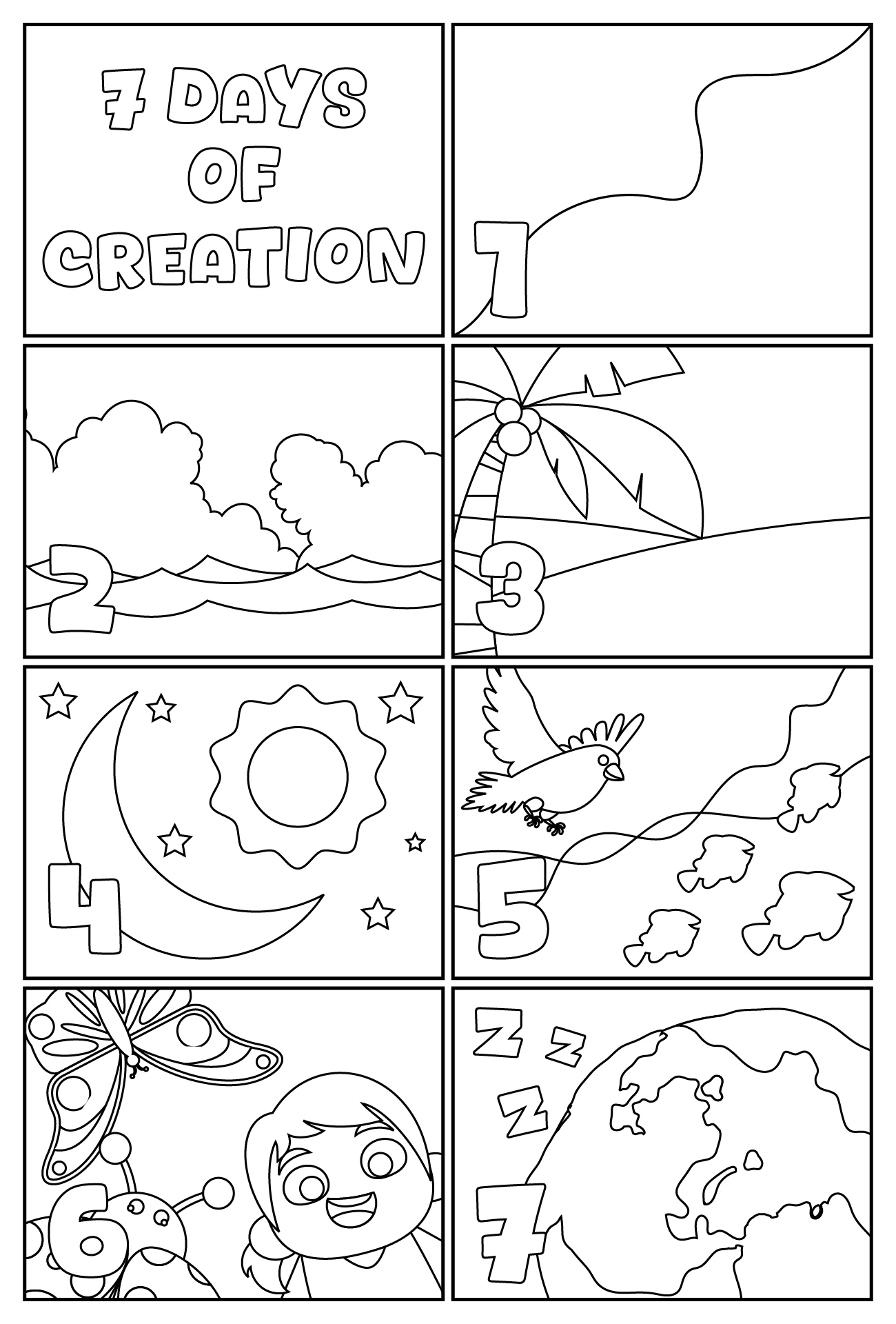 Days Of Creation Mini Manna For Little Lambs