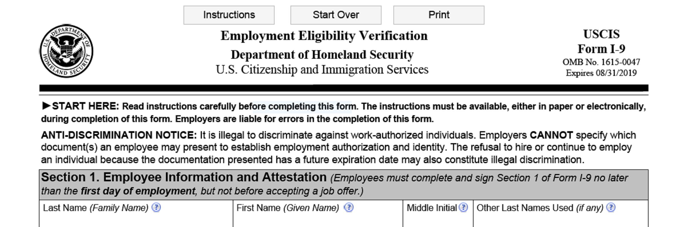 DHS Announces Flexibility In Form I 9 Completion For Employers 