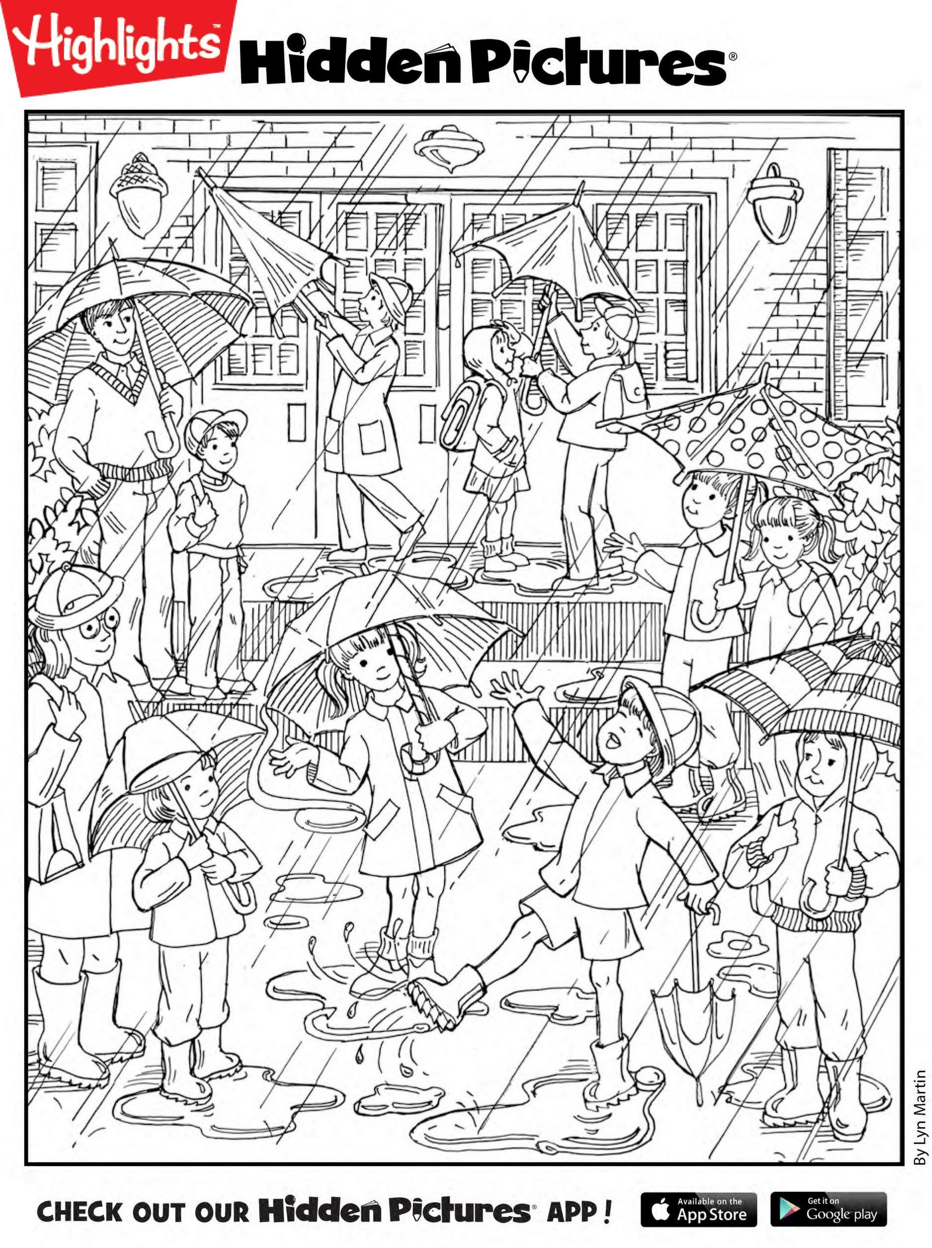Hidden Picture Puzzles Printable