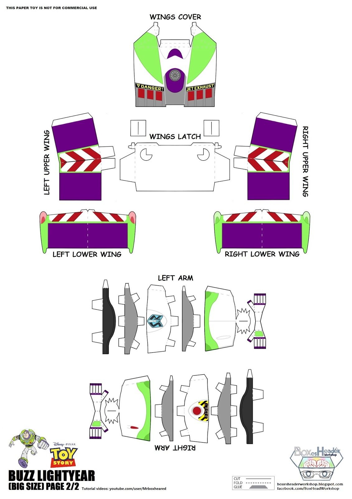 Diy Buzz Lightyear Wings Buzz Lightyear Wings Printable