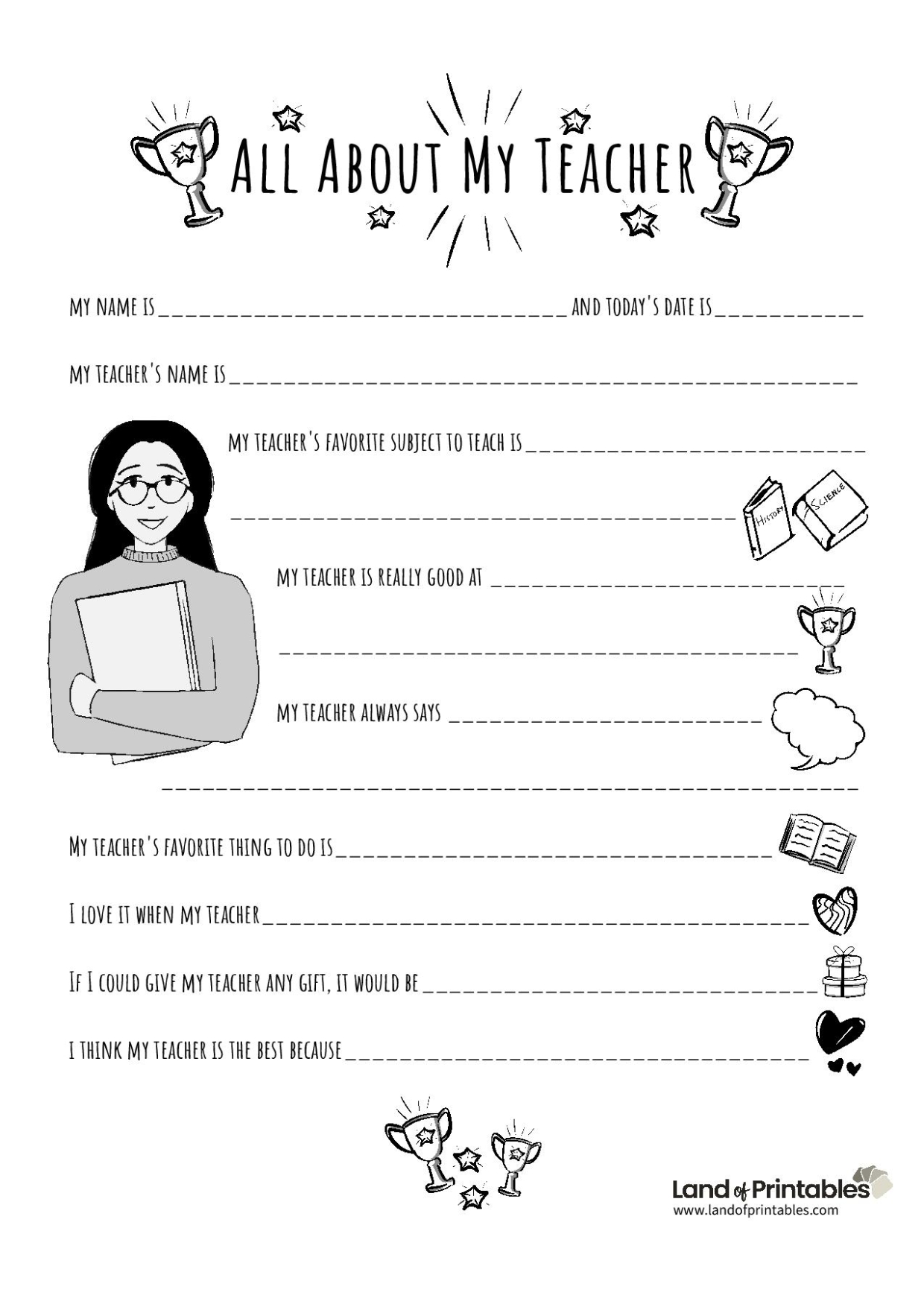 Teacher Printable Worksheets