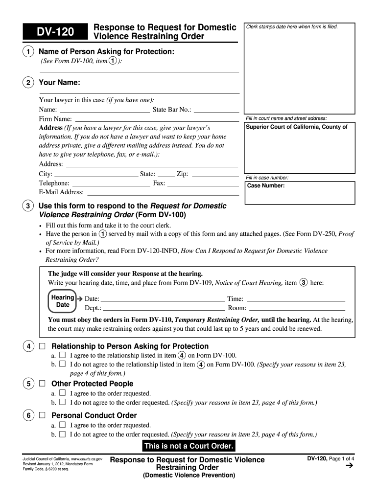 Dv Form Fill Out amp Sign Online DocHub