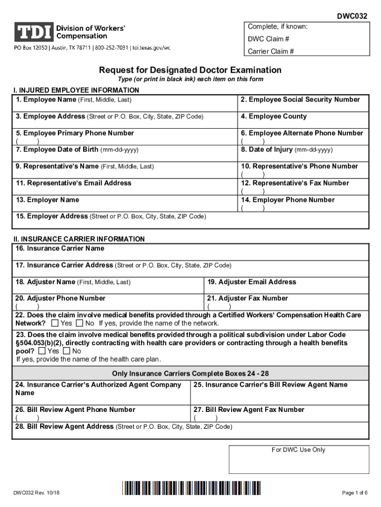 Dwc Form 005